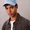 Șapcă de baseball Denim cu logo emblemă pe toată suprafața