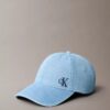 Șapcă de baseball din denim spălat cu logo brodat