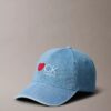 Șapcă din denim cu grafică „I Love Ck”