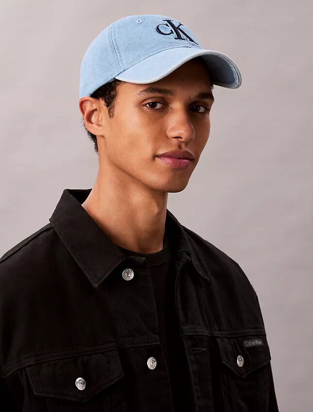 Șapcă din denim cu Monogram Șapcă din denim cu Monogram