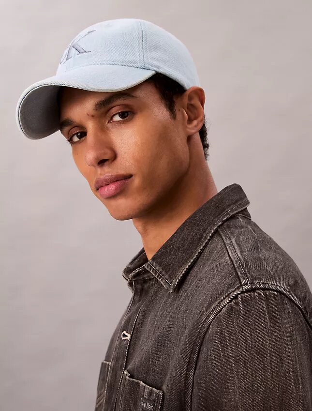 Șapcă din denim cu Monogram Șapcă din denim cu Monogram