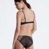 Bikini CK Black cu dantelă grafică