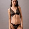 Bikini Ck Black Geo Lace