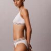 Bikini cu dungi din bumbac și Modal Icon
