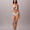 Bikini din bumbac elastic cu nervuri Bikini din bumbac elastic cu nervuri