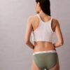 Bikini din bumbac elastic cu nervuri Bikini din bumbac elastic cu nervuri