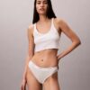 Bikini din bumbac elastic cu nervuri Bikini din bumbac elastic cu nervuri