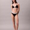Bikini din bumbac elastic cu nervuri Bikini din bumbac elastic cu nervuri