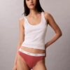 Bikini din bumbac elastic cu nervuri Bikini din bumbac elastic cu nervuri