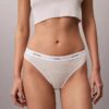 Bikini din bumbac elastic cu nervuri Bikini din bumbac elastic cu nervuri