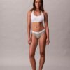 Bikini din bumbac elastic cu nervuri Bikini din bumbac elastic cu nervuri