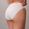 Bikini din bumbac elastic cu nervuri Bikini din bumbac elastic cu nervuri