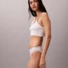 Bikini din bumbac elastic cu nervuri Bikini din bumbac elastic cu nervuri