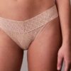 Bikini din dantelă cu logo iconic