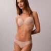 Bikini din microfibră elastică cu dantelă Bikini din microfibră elastică cu dantelă