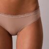 Bikini din microfibră elastică cu dantelă Bikini din microfibră elastică cu dantelă
