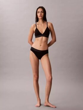Bikini iconic din bumbac și Modal cu logo metalic