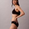 Bikini iconic din bumbac și Modal cu logo metalic