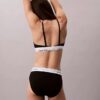 Bikini iconic din bumbac și Modal, cu talie înaltă