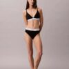 Bikini iconic din bumbac și Modal, cu talie înaltă