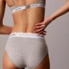Bikini iconic din bumbac și Modal, cu talie înaltă