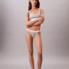 Bikini tanga din bumbac elastic cu nervuri Bikini tanga din bumbac elastic cu nervuri