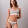 Bikini tanga din bumbac elastic cu nervuri Bikini tanga din bumbac elastic cu nervuri