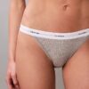 Bikini tanga din bumbac elastic cu nervuri Bikini tanga din bumbac elastic cu nervuri