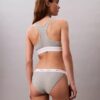 Bikini tanga din bumbac elastic cu nervuri Bikini tanga din bumbac elastic cu nervuri