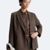 Blazer din twill de lână Blazer din twill de lână