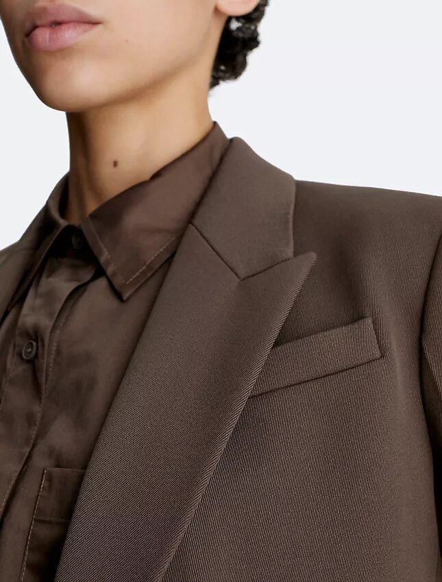 Blazer din twill de lână Blazer din twill de lână