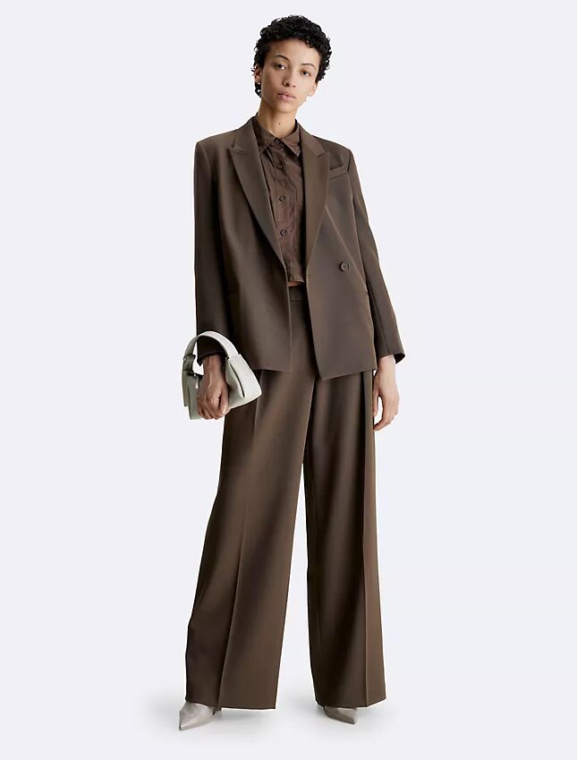 Blazer din twill de lână Blazer din twill de lână