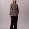 Blazer elastic cu curea