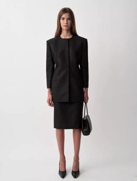 Blazer fără guler Parker