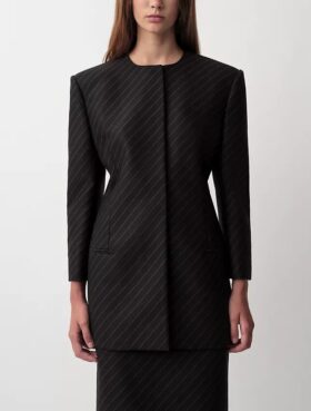 Blazer fără guler Parker