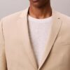 Blazer slim din amestec de in Blazer slim din amestec de in