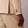 Blazer slim din amestec de in Blazer slim din amestec de in