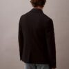 Blazer slim din gabardină de lână