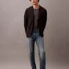 Blazer slim din gabardină de lână