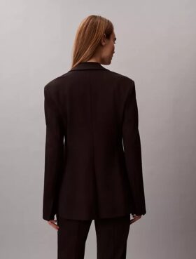 Blazer slim din ponte