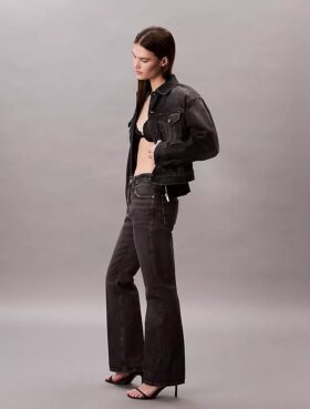 Blugi bootcut relaxați