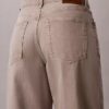 Blugi cropped cu croi evazat