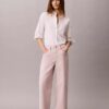 Blugi cropped cu picior larg Blugi cropped cu picior larg