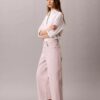 Blugi cropped cu picior larg Blugi cropped cu picior larg