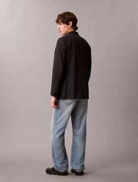Blugi drepți din amestec de lyocell, inspirați din anii ’90