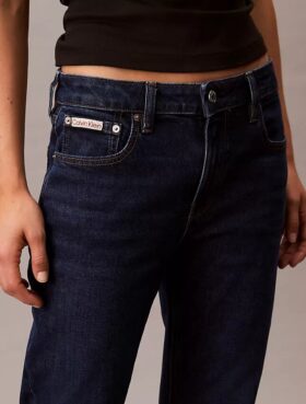 Blugi slim cu talie medie