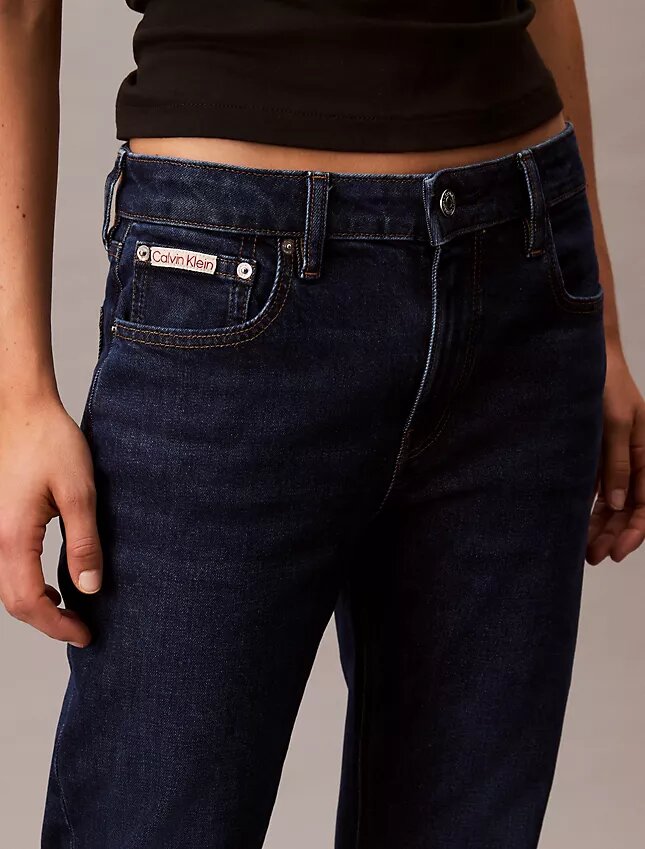 Blugi slim cu talie medie Blugi slim cu talie medie