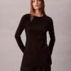 Bluză tunica slim din tricotaj croită Bluză tunica slim din tricotaj croită