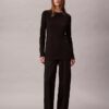 Bluză tunica slim din tricotaj croită Bluză tunica slim din tricotaj croită