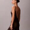 Body-ul minimalist din plasă până la jumătatea coapsei